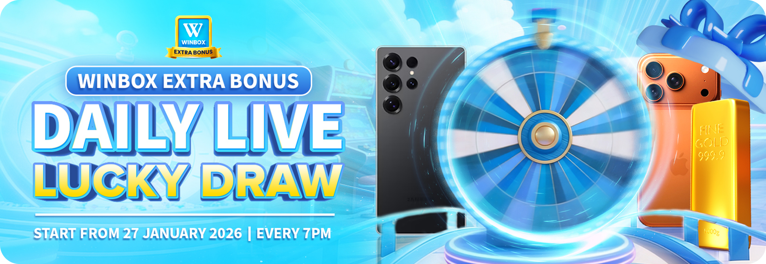 daily live lucky draw banner