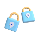 Safe verified accounts icon